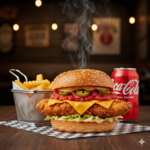 Tex-Mex Chicken Burger