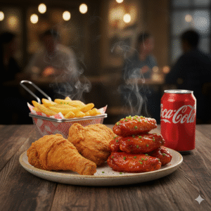 3 pcs Chicken + 6 Wings Variety Meal