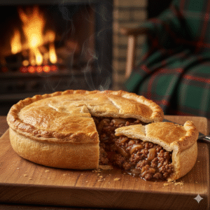 Beef Mince & Onion Pie