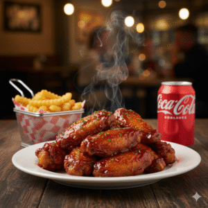 BBQ Wings Meal (10 pcs)