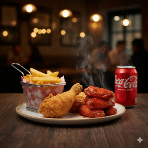 2 pcs Chicken + 3 Wings Variety Meal