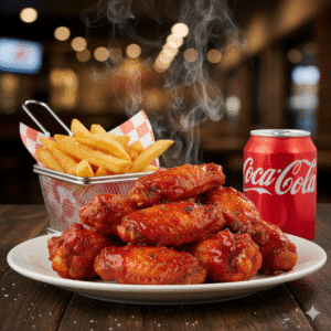 Spicy Wings Meal (10 pcs)