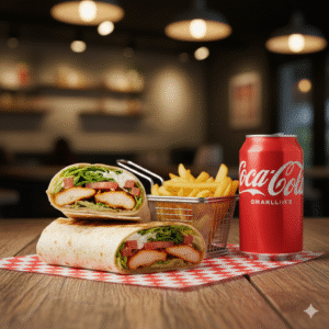 Peri Peri Wrap Meal
